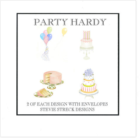 GIFT BOX NOTE CARDS GBN116 Party Harty