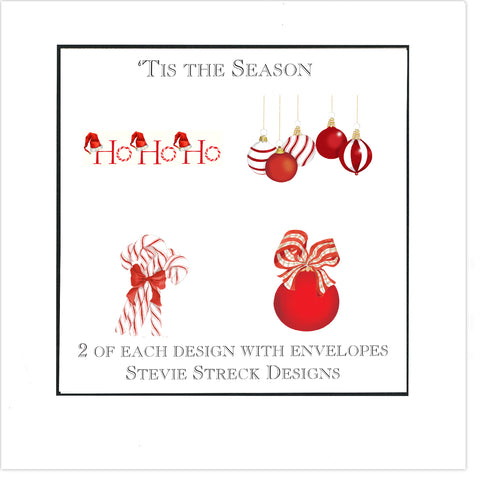 GIFT BOXNOTE CARDS GBN124 Tis The Season