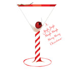 GHW707W Holiday Martini with glitter