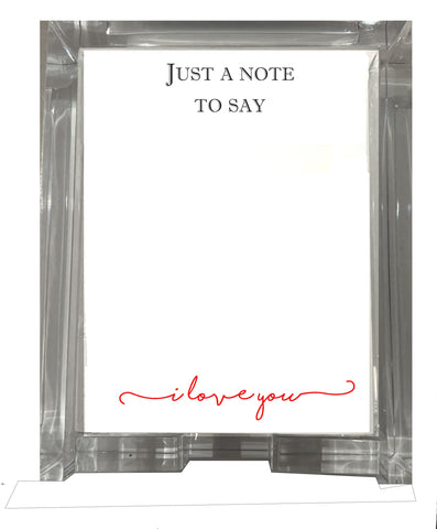 Note Pads/Unpadded - Love Notes SNS128
