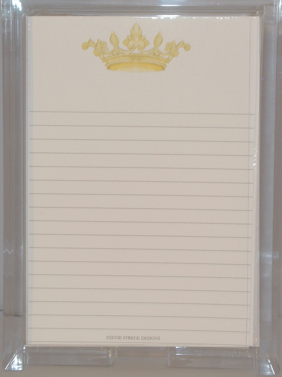 AL134 Crown Lined Notes – Stevie Streck Designs