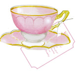 GAW965W Pink Tea Greeting Card
