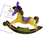 GAW864 Rocking Horse Greeting Card